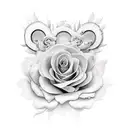 Rosal enrredadera tattoo design idea