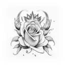 Rosal enrredadera tattoo design idea