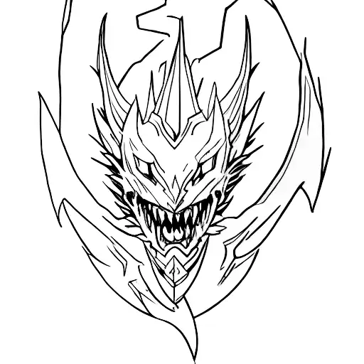 Dragon Slayer Ornstein tattoo design idea