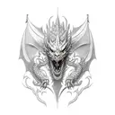 Dragon Slayer Ornstein tattoo design idea