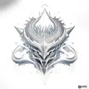Dragon Slayer Ornstein tattoo design idea