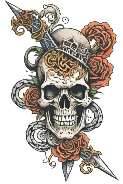 death before dishonor  tattoo design idea