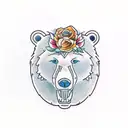 bear + orca + jaguar tattoo design idea