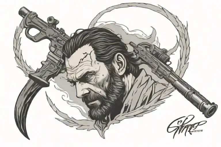 Rick grimes my mercy prevails over my wrath tattoo design idea