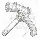 sledgehammer tattoo design idea