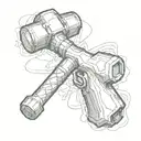 sledgehammer tattoo design idea