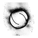 interstellar themed tattoo design idea