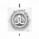 alphabet soup with A C A B  tattoo design idea