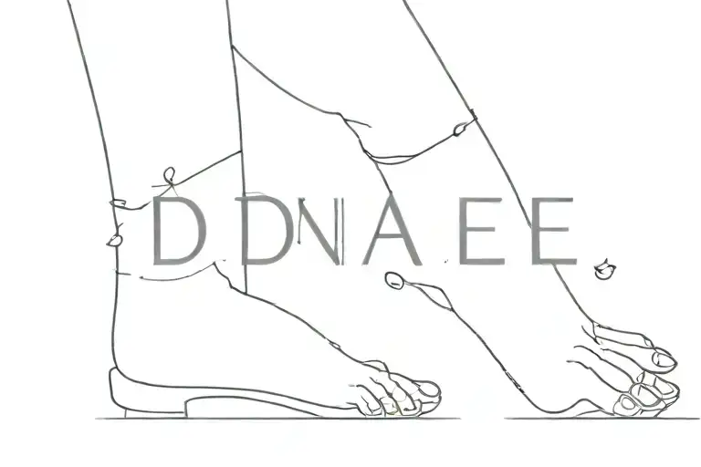 Minimalist, fine line tattoo. Tiny or small on ankle, using the word “Dane” and you can use a heart in the tattoo.  tattoo design idea