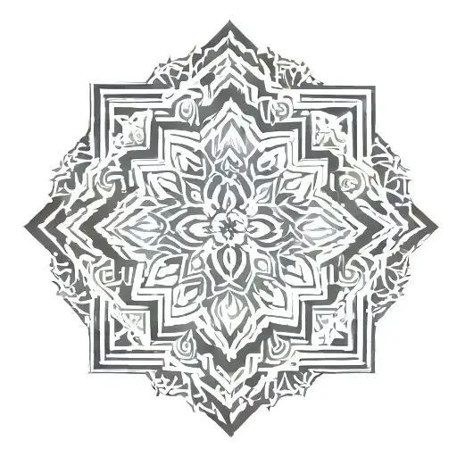 rastaman Moroccan mosaic design tattoo design idea