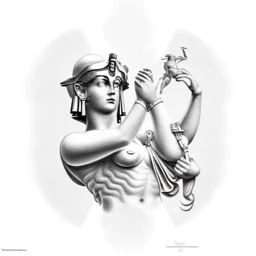 Athena, Hermes, Atlas, Zues tattoo design idea