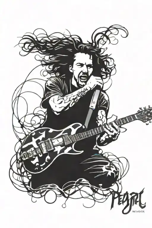 pearl jam tattoo design idea