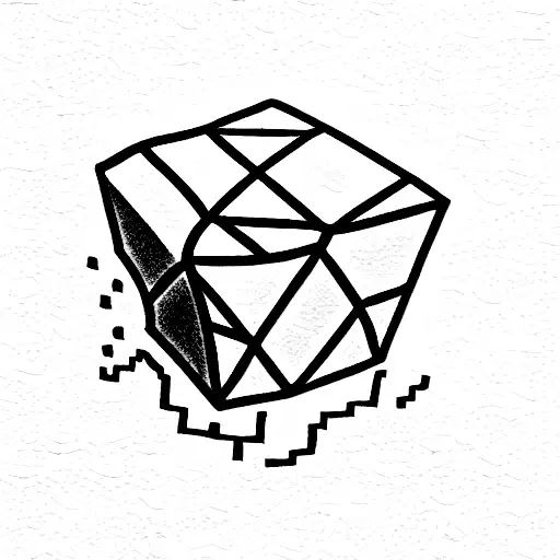 Minecraft enchantment text tattoo design idea