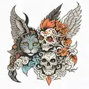 1980 and 1981  tattoo design idea