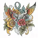 1980 and 1981  tattoo design idea