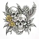 1980 and 1981  tattoo design idea