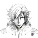 squall from final fantasy 8 tattoo design idea