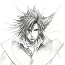 squall from final fantasy 8 tattoo design idea