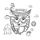 small barn olw tattoo design idea