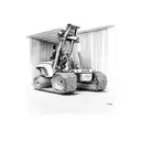 telescopic handler jcb tattoo design idea