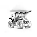 telescopic handler jcb tattoo design idea