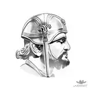 Roman Centurion tattoo design idea