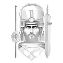 Roman Centurion tattoo design idea