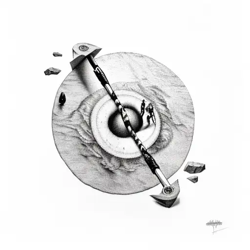 sisyphus tattoo design idea