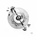 sisyphus tattoo design idea