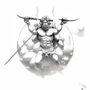 atlas greek mythology tattoo design idea