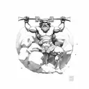 atlas greek mythology tattoo design idea