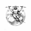 atlas greek mythology tattoo design idea