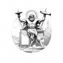 atlas greek mythology tattoo design idea
