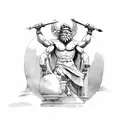 atlas greek mythology tattoo design idea