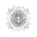 Ayahuasca  tattoo design idea