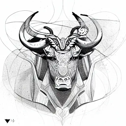 taurus  tattoo design idea