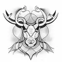 taurus  tattoo design idea
