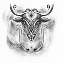 taurus  tattoo design idea