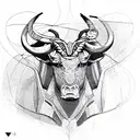 taurus  tattoo design idea