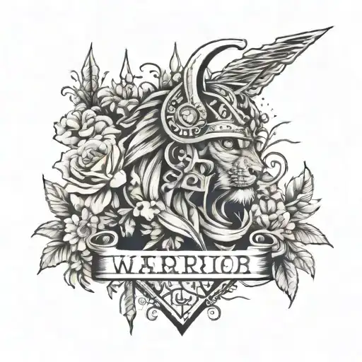 its better to be a warrior in a garden tattoo design idea