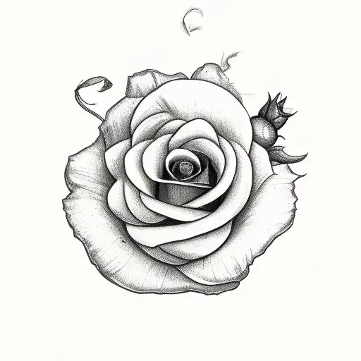bunch of flowers which need to include a rose, carnation,tulip,sunflower and morning glory tattoo design idea