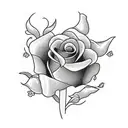 bunch of flowers which need to include a rose, carnation, tulip, sunflower and morning glory tattoo design idea