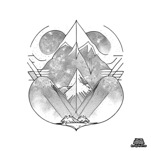 snowboard tattoo design idea