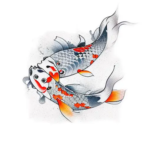 Koi Fish tattoo design idea