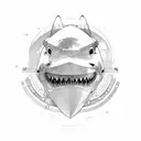 Shark welding tools tattoo design idea