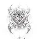 tribal tattoo, letters R and T tattoo design idea