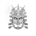 Maya warrior tattoo design idea