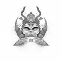 Maya warrior tattoo design idea