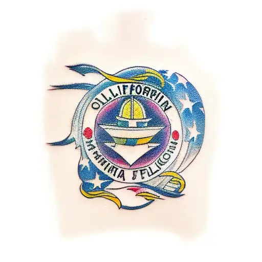 california  tattoo design idea