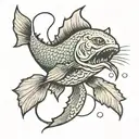 catfish tattoo tattoo design idea